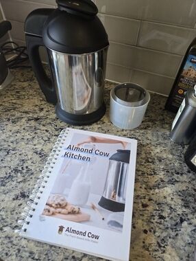 Plant-Based Milk Maker – Silver with Black Accents